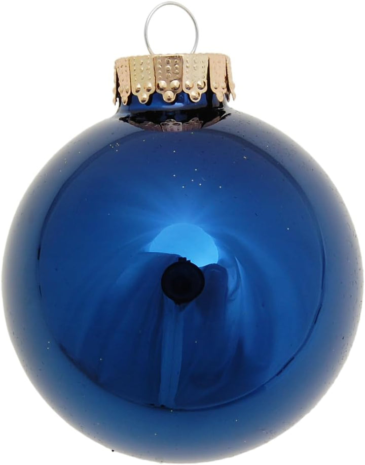 Krebs Glas Lauscha - Weihnachtsdekoration/Christbaumschmuck aus Glas - Weihnachtskugeln - Motiv: Bla