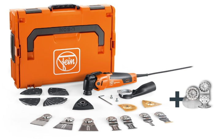 Fein MultiMaster 500 PLUS Edition M (Multifunktionswerkzeug für Ausbau/Renovierung, Multitool zum Sä