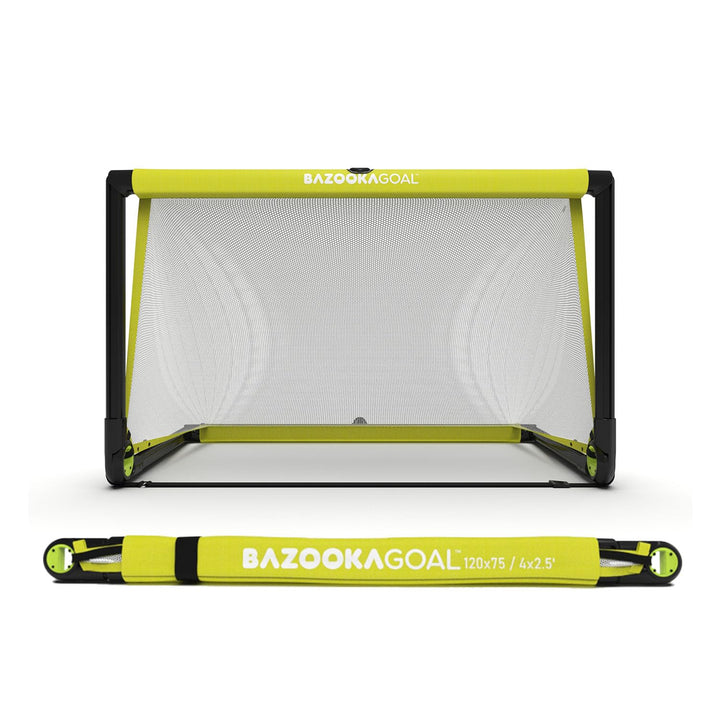 BazookaGoal Original Solid Frame Pop-Up-Tor - Zusammenklappbares Mini-Fussballtor für Kinder und Erw