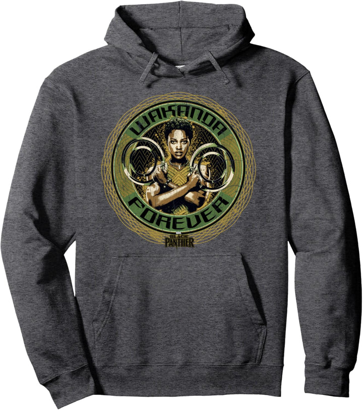 Marvel Black Panther Nakia Wakanda Forever Portrait Pullover Hoodie