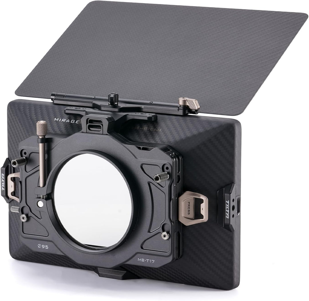 Tilta Mirage Pro Matte Box Einzelnes Backing Kit mit 95-mm Backing, Gegenlichtblende mit 4x5,65“ Fil