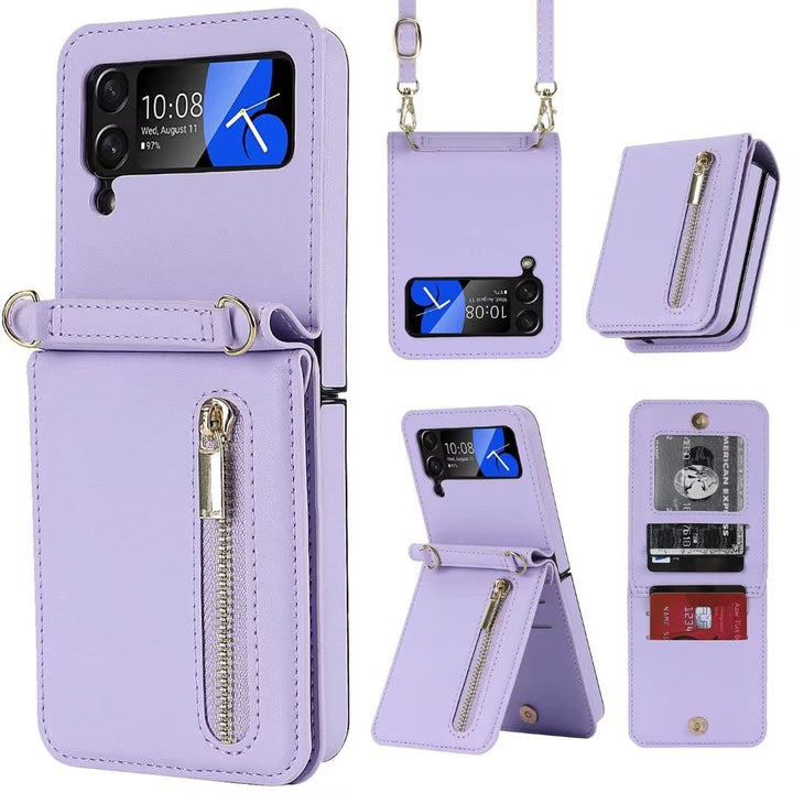 XIMAND Für Samsung Galaxy Z Flip 4 Diamant Handgelenkschlaufe Handyhülle Diamant Diamant Diamant Han
