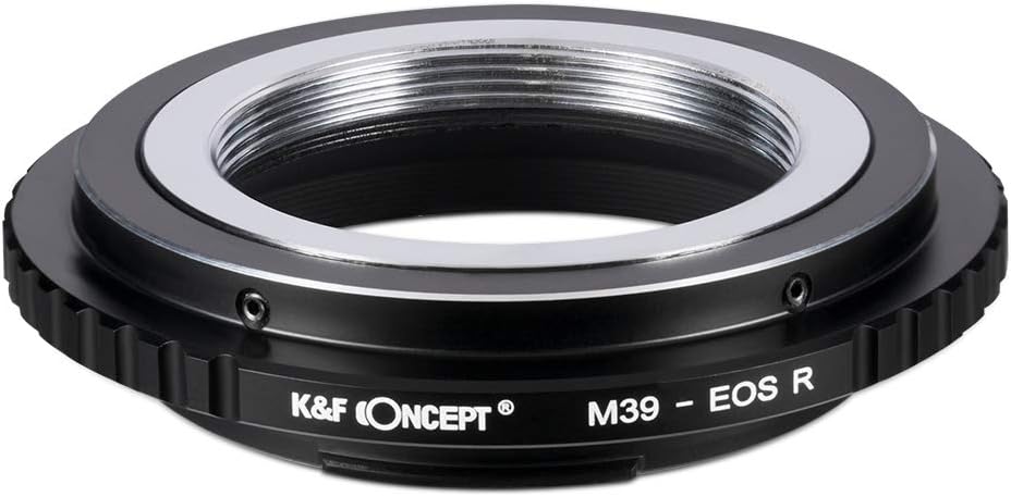K&F Concept Leica 39-EOS R Bajonettadapter Objektiv Ring für Leica 39 L39 Objektiv auf Canon EOS R-M