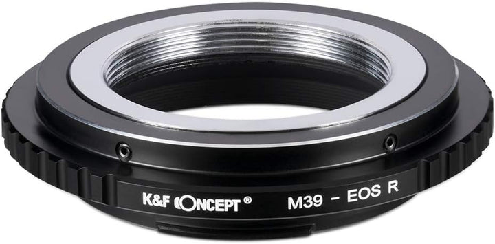 K&F Concept Leica 39-EOS R Bajonettadapter Objektiv Ring für Leica 39 L39 Objektiv auf Canon EOS R-M