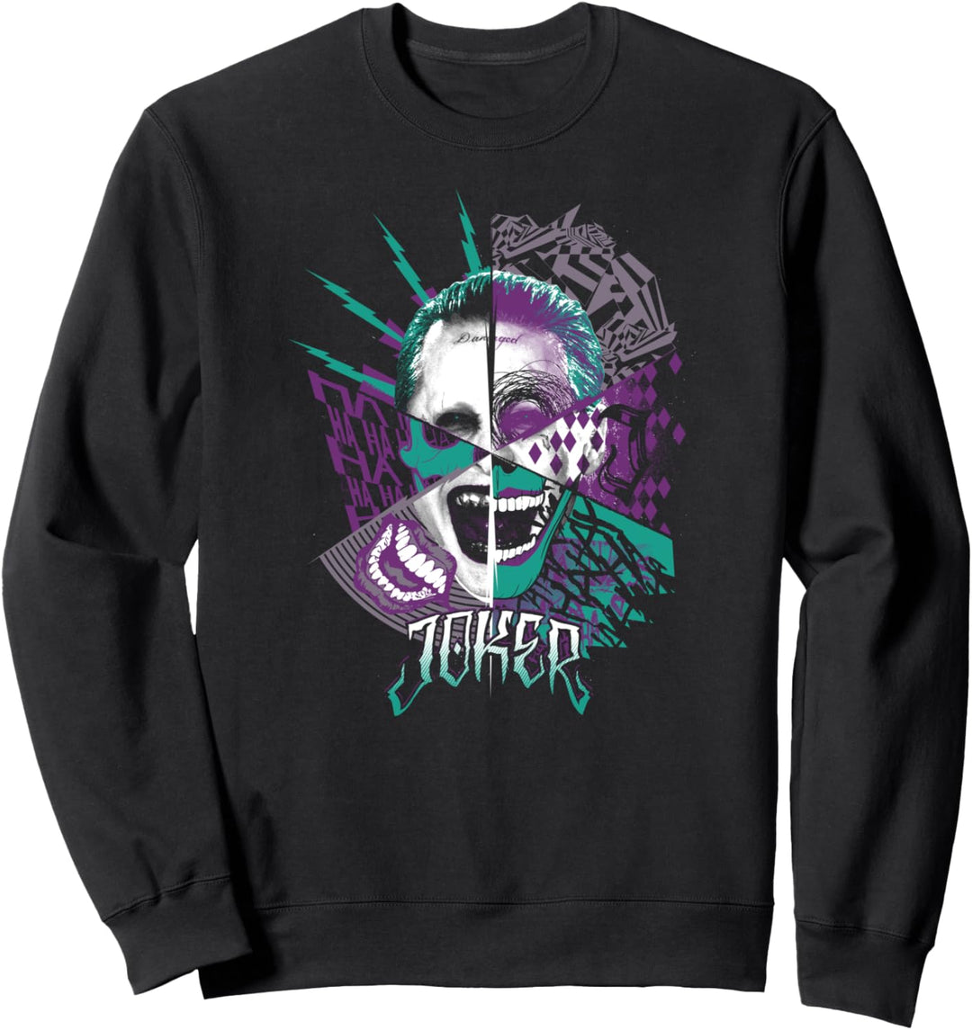 DC Suicide Squad Joker-Logo Sweatshirt