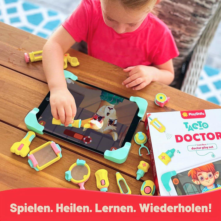 PlayShifu STEM Spielzeug für Kinder – Tacto Doctor (interaktives Kit + App) – Rollenspiel mit echtem