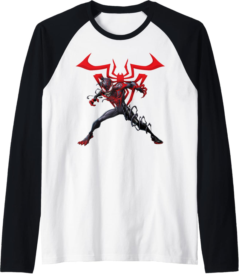 Marvel Spider-Man Venom Mashup Logo Raglan