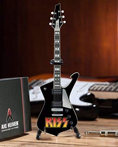 AXE HEAVEN 3 Iceman/KISS Logo Guitar 2M K01 5008, Holz, Chrom, Miniature