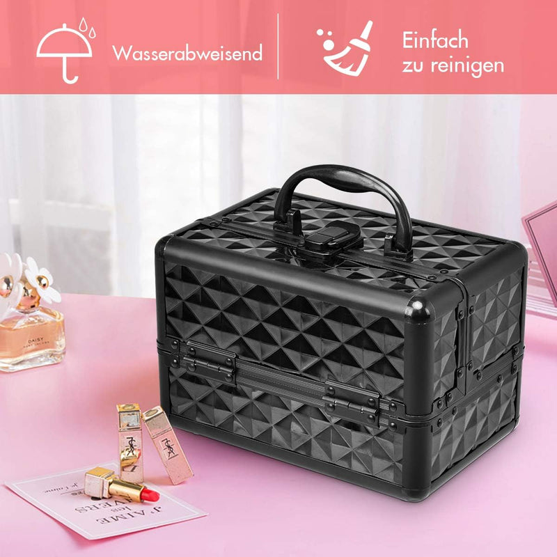 DREAMADE Kosmetikkoffer Mini, Schminkkoffer Make-up Multikoffer, Beauty Case, Make-up Box Kosmetikka