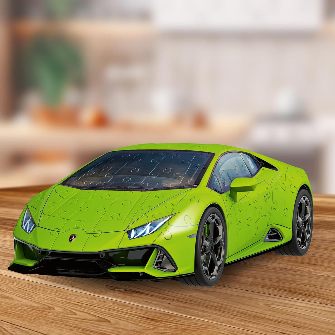 Ravensburger 3D Puzzle 11559 - Lamborghini Huracán EVO - Verde - der Supersportwagen als 3D Puzzle A
