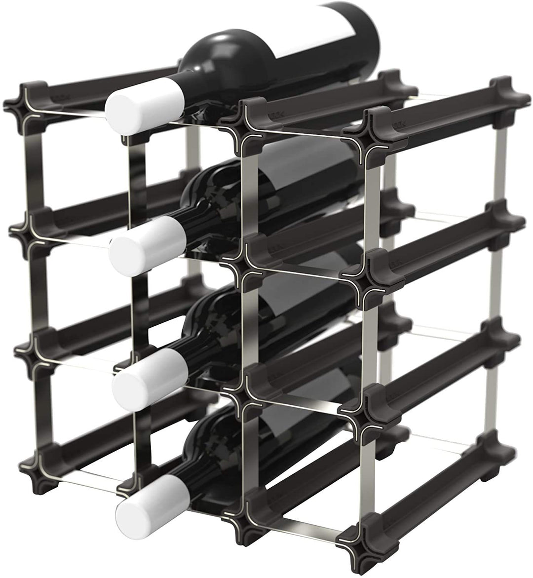 9er Small Kit - modulares Regalsystem für Weinflaschen - praktisches Flaschenregal flexibel erweiter