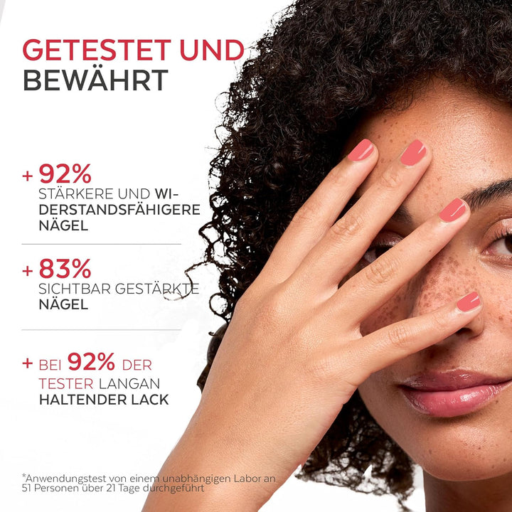 Nagelhärter Lack mit Biotin, Silizium und Keratin - Stärkt und repariert beschädigte, geschwächte, b