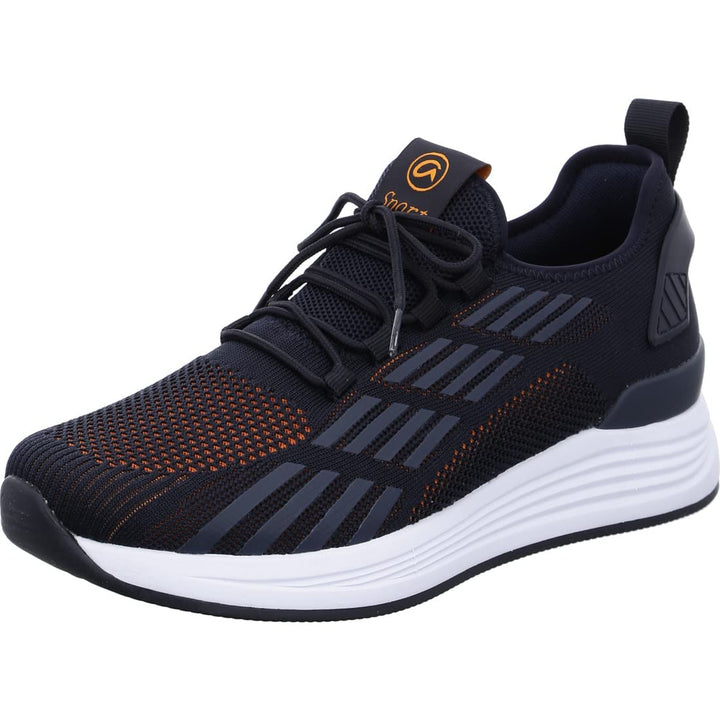 ARA Herren Chicago Sneaker 40 EU Blue Orange, 40 EU Blue Orange