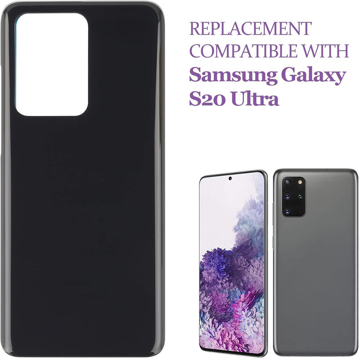 swark Akku Deckel Backcover Kompatibel mit Samsung Galaxy S20 Ultra (Cosmic Black) Akkudeckel