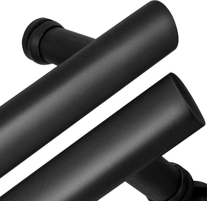 Griffe für Duschtüren Schwarz Duschtür Griff 130mm Loch zu Loch, Griff Beidseitig für Duschtür Glast