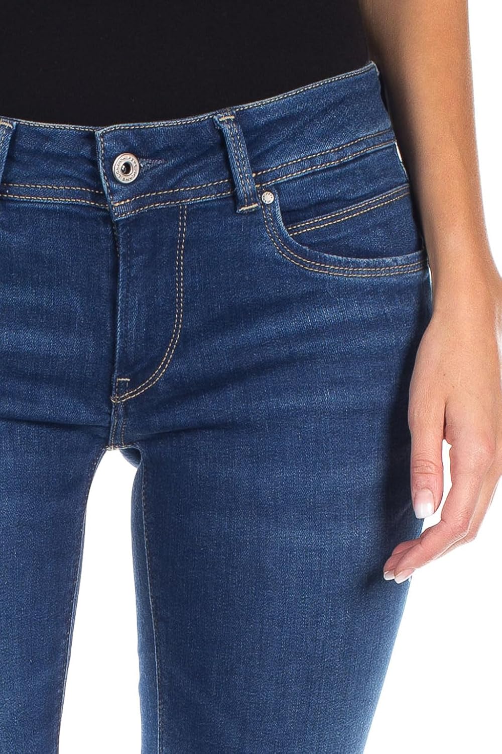 Pepe Jeans Damen New Brooke Jeans 27W / 32L Blue (Denim-cs6), 27W / 32L Blue (Denim-cs6)