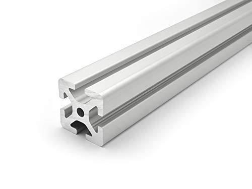 Aluminiumprofil 40x40S I-Typ Nut 8 (schwer), silber eloxier. Aluminium Profil 40x40 Alu Profil 40 x