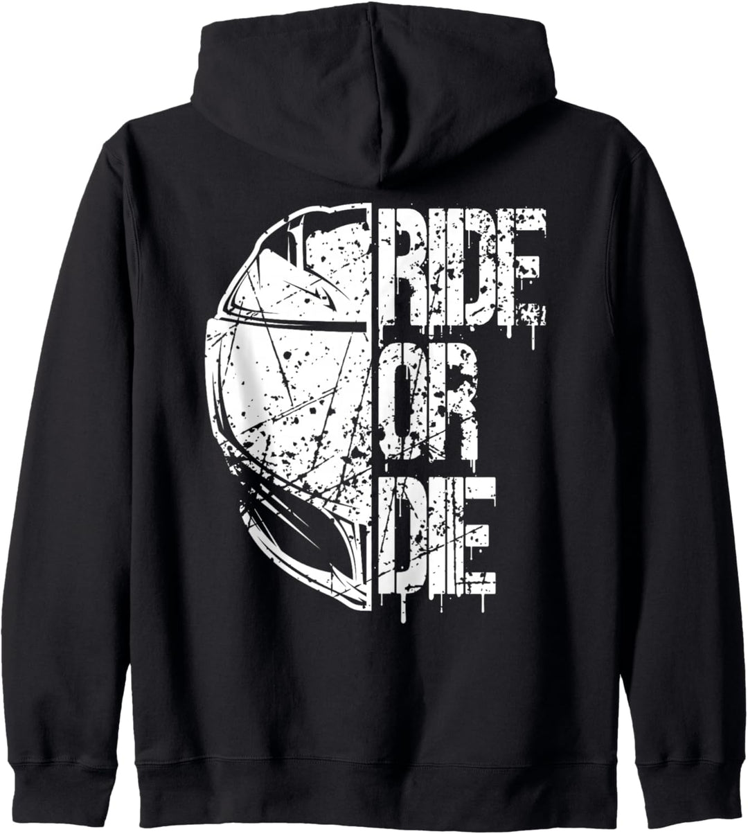 Supersportler Ride or die Motorrad Helm Kapuzenjacke