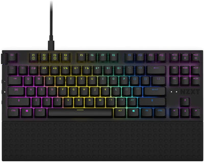 NZXT Function TKL Mechanische PC Gaming Tastatur - beleuchtet - lineare RGB Schalter - MX kompatible