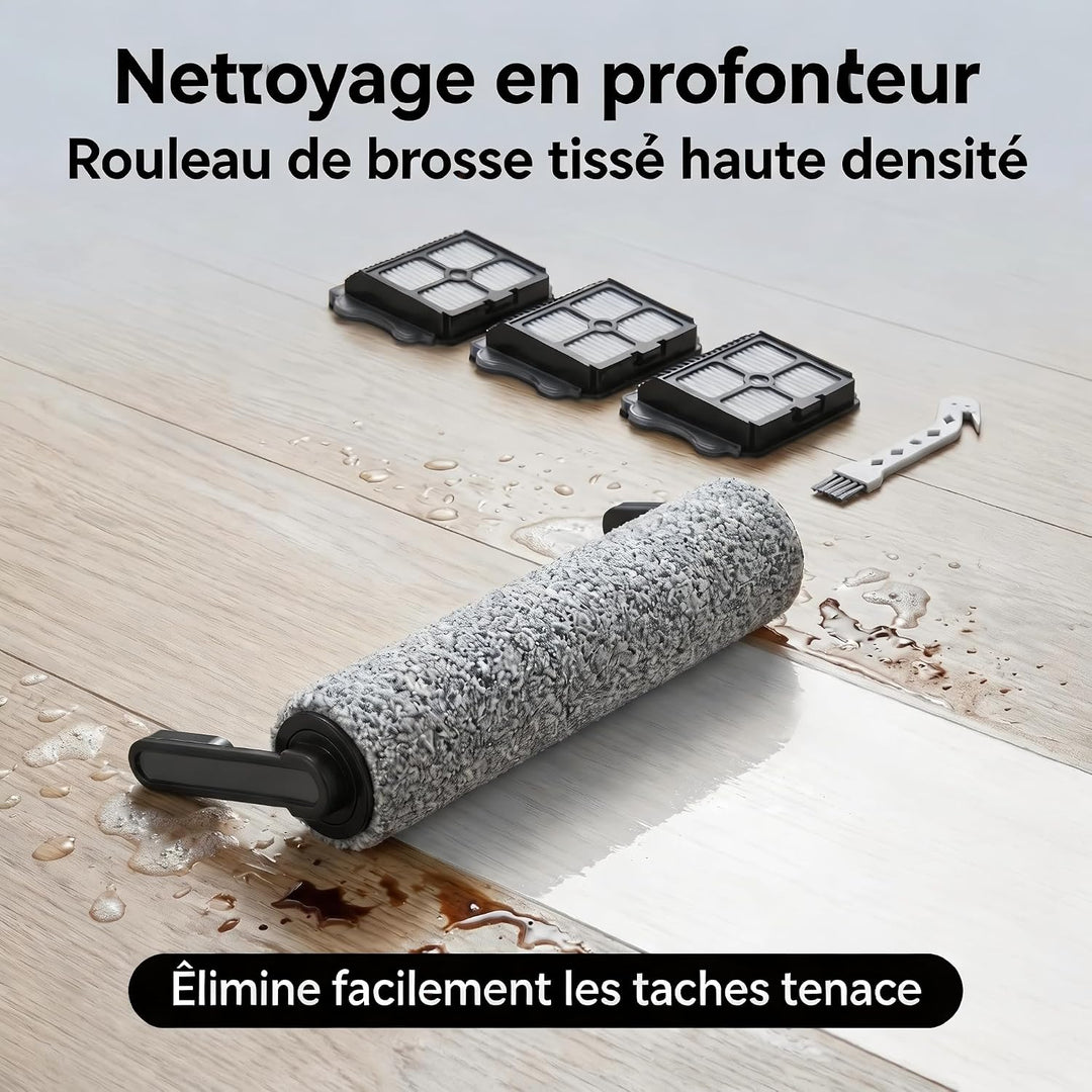 7 Stück für Tineco S5/S5 Pro/S5 Pro 2/S5 Extreme | 3 Bürstenrollen, 3 Filter und 1 Reinigungsbürste