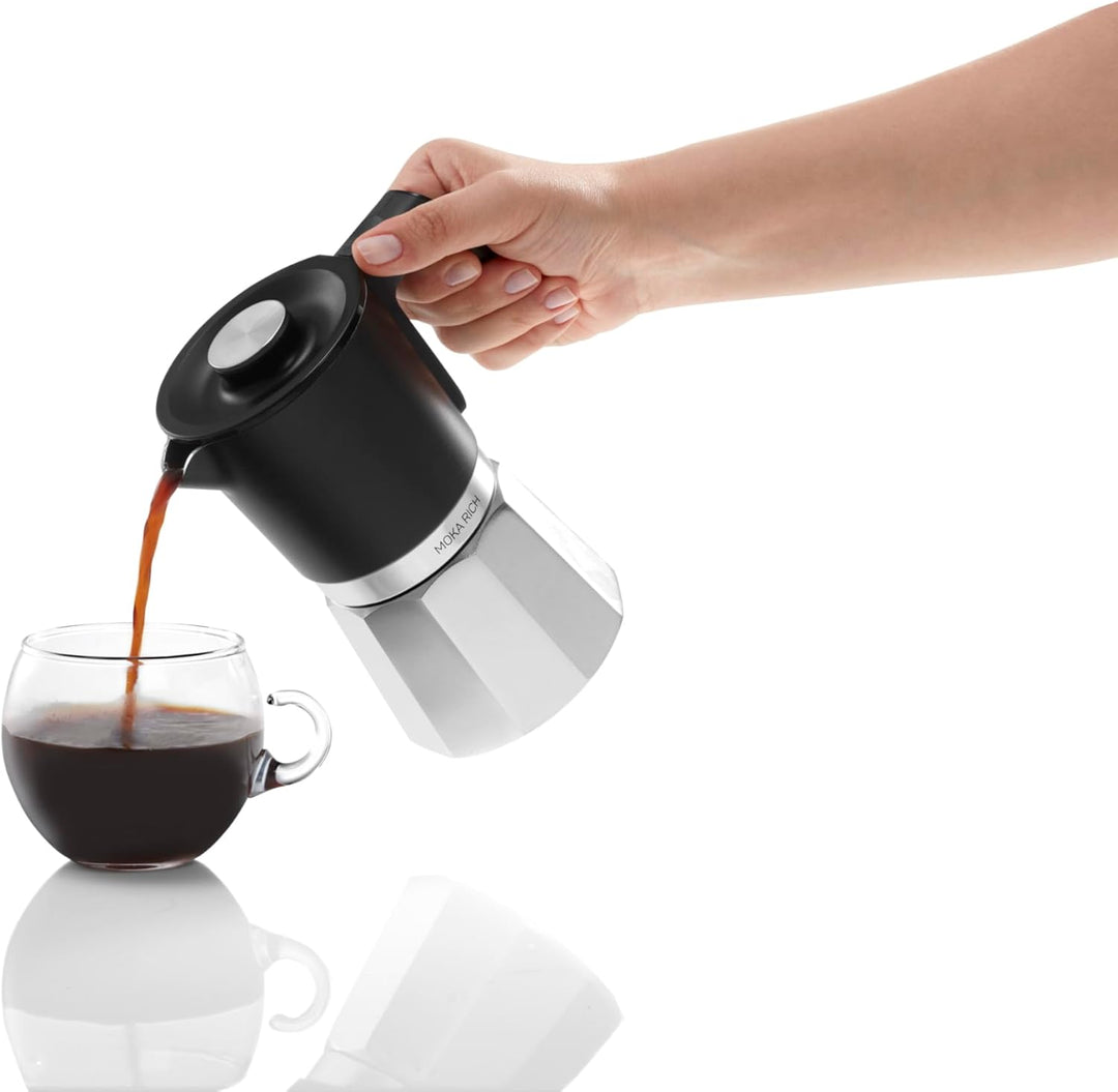 Arzum Okka Rich Moka Pot Kafeemaschine Espressokocher Mokkakanne Türkischer Kaffeekocher