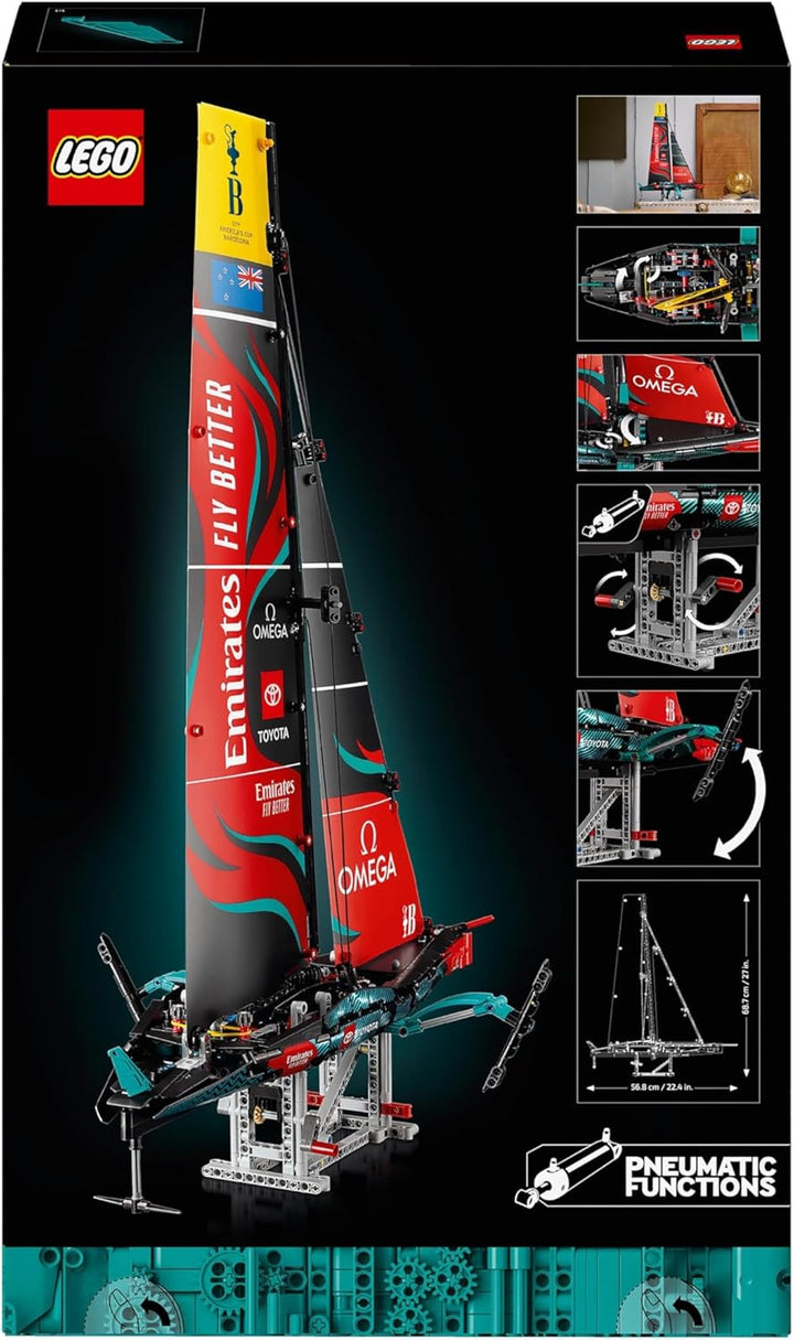 LEGO Technic Emirates Team New Zealand AC75 Rennjacht, Bauset mit Segelboot für Erwachsene, Geschenk