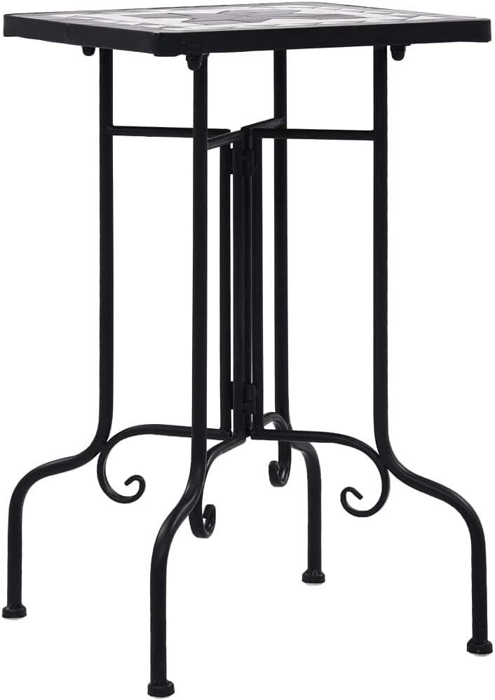 puraday Mosaik-Beistelltisch Beistelltisch Outdoor Pflanztisch Gartentisch Klein Blumentisch Beistel