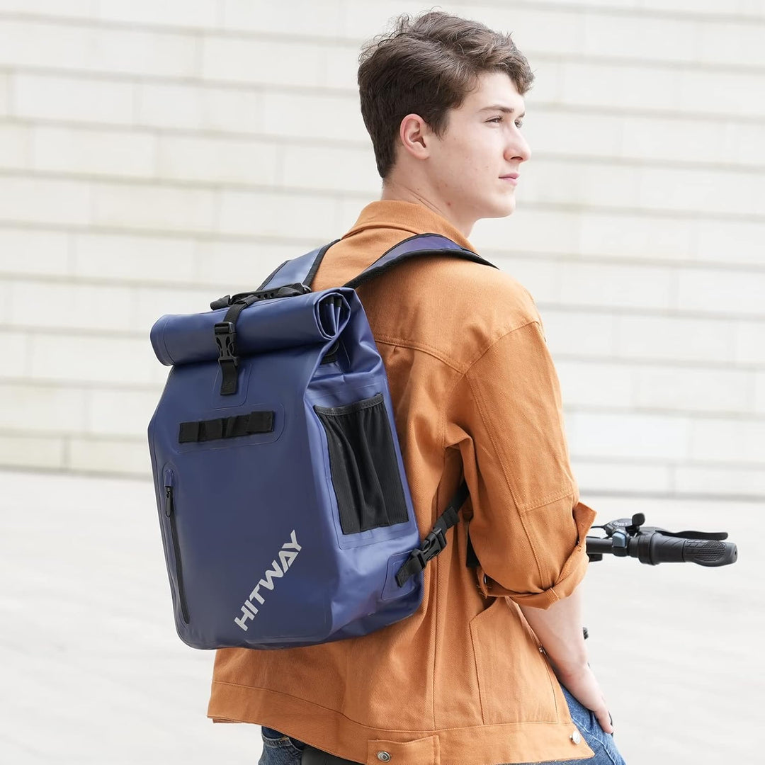 HITWAY Unisex Gb1 Fahrradrucksack L Blau, L Blau