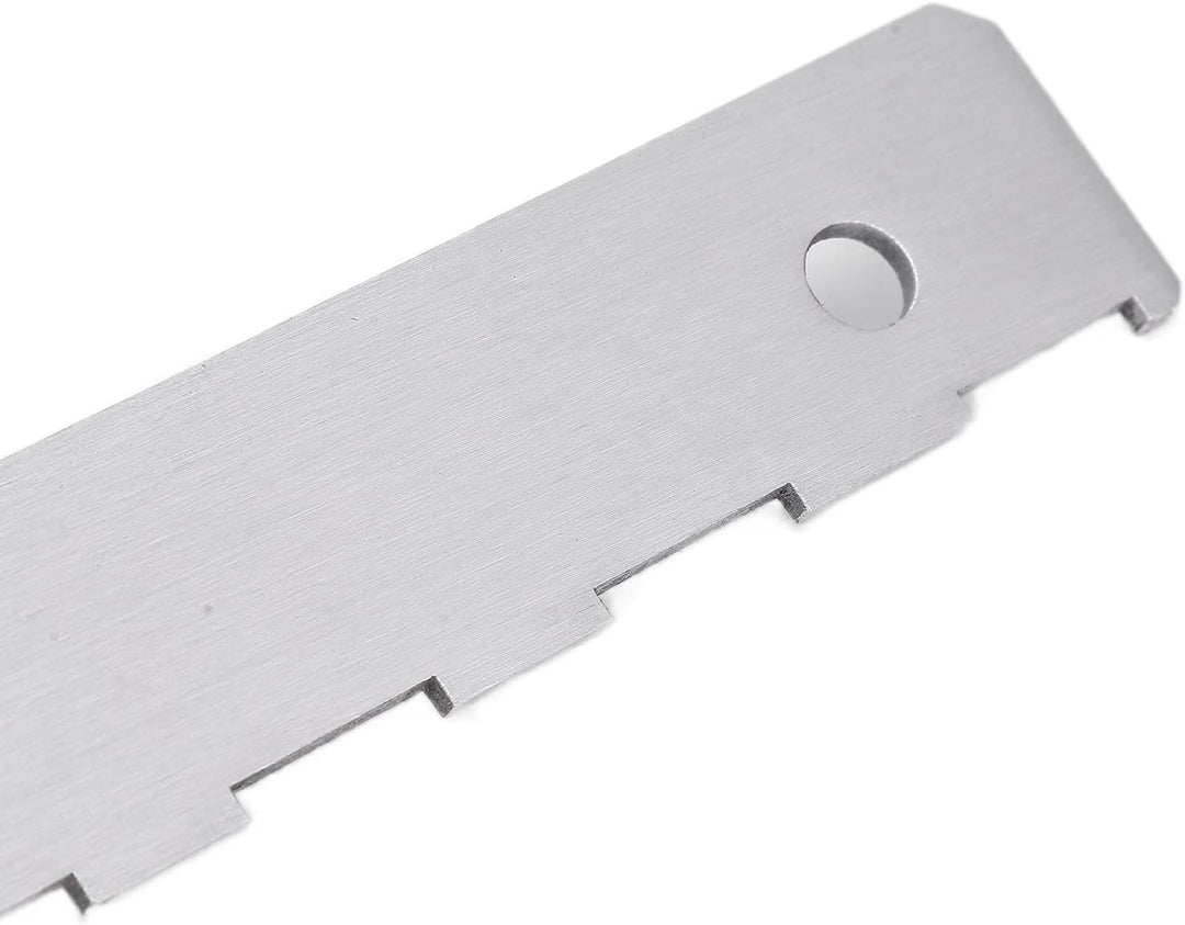Gitarrengitarrenwerkzeug Eujgoov Aluminium Straight Edge Gitarrenhals Gekerbt Lineal Bund Rocker für