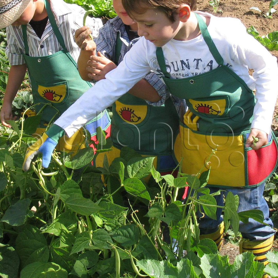 planto Kinder-Gartenschürze plantolino, Gärtnerschürze Gartenkleidung Schürze Arbeitsschürze, Latzsc