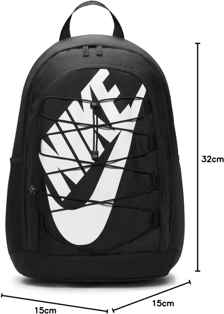Nike Rucksack für Sport Freizeit Reise Schule Outdoor Backpack Hayward, Farbe:Schwarz, Artikel:-010
