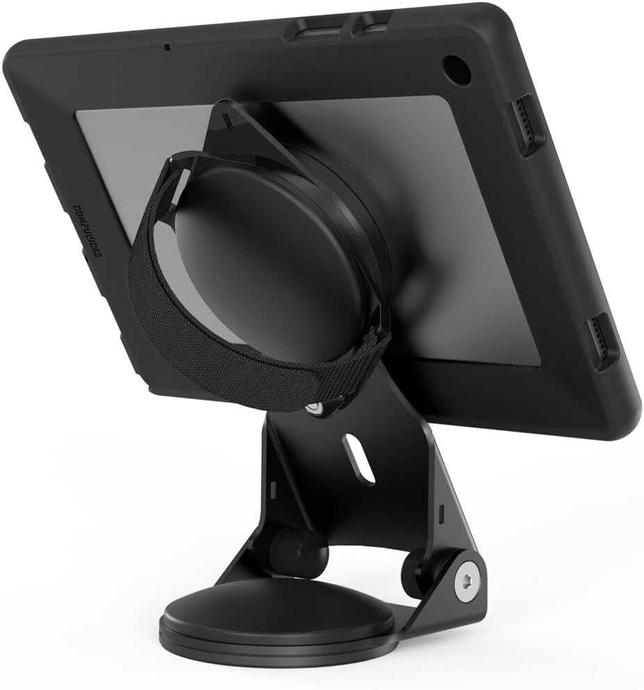 Maclocks Grip & Dock - universal Tablet Halterung [Abnehmbare Handschlaufe | Diebstahlgeschützt | Ab