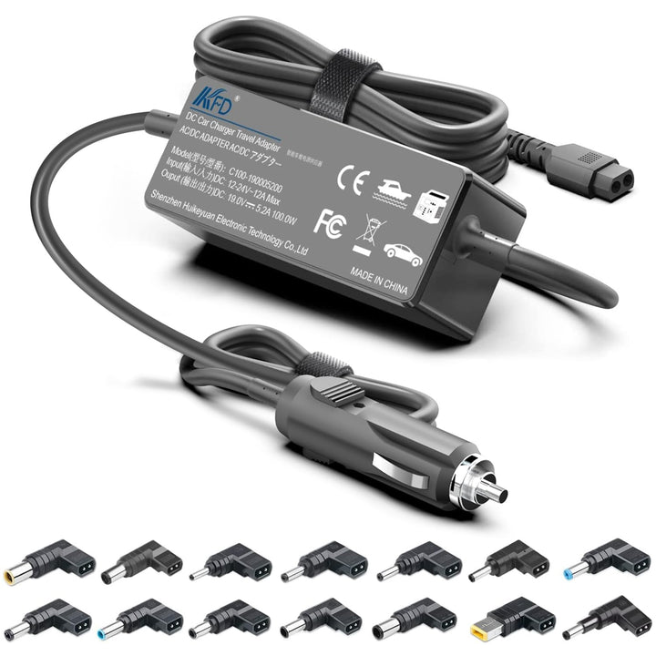 KFD 100W Universal KFZ Netzteil für Asus Acer Lenovo HP Dell Toshiba Thinkpad Compaq Samsung Sony Hu