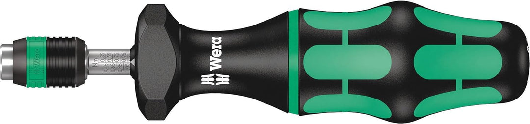 Wera 7441 einstellbarer Drehmomentschraubendreher mit Rapidaptor Schnellwechselfutter, 1/4 Zoll, 1,2