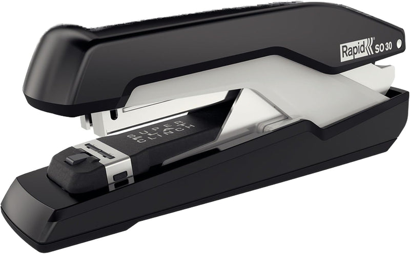 Rapid 5000546 Tacker Super Flachheftgerät (30 Blatt, Mühelos, Omnipress, Hochwertiges Ergonomisches