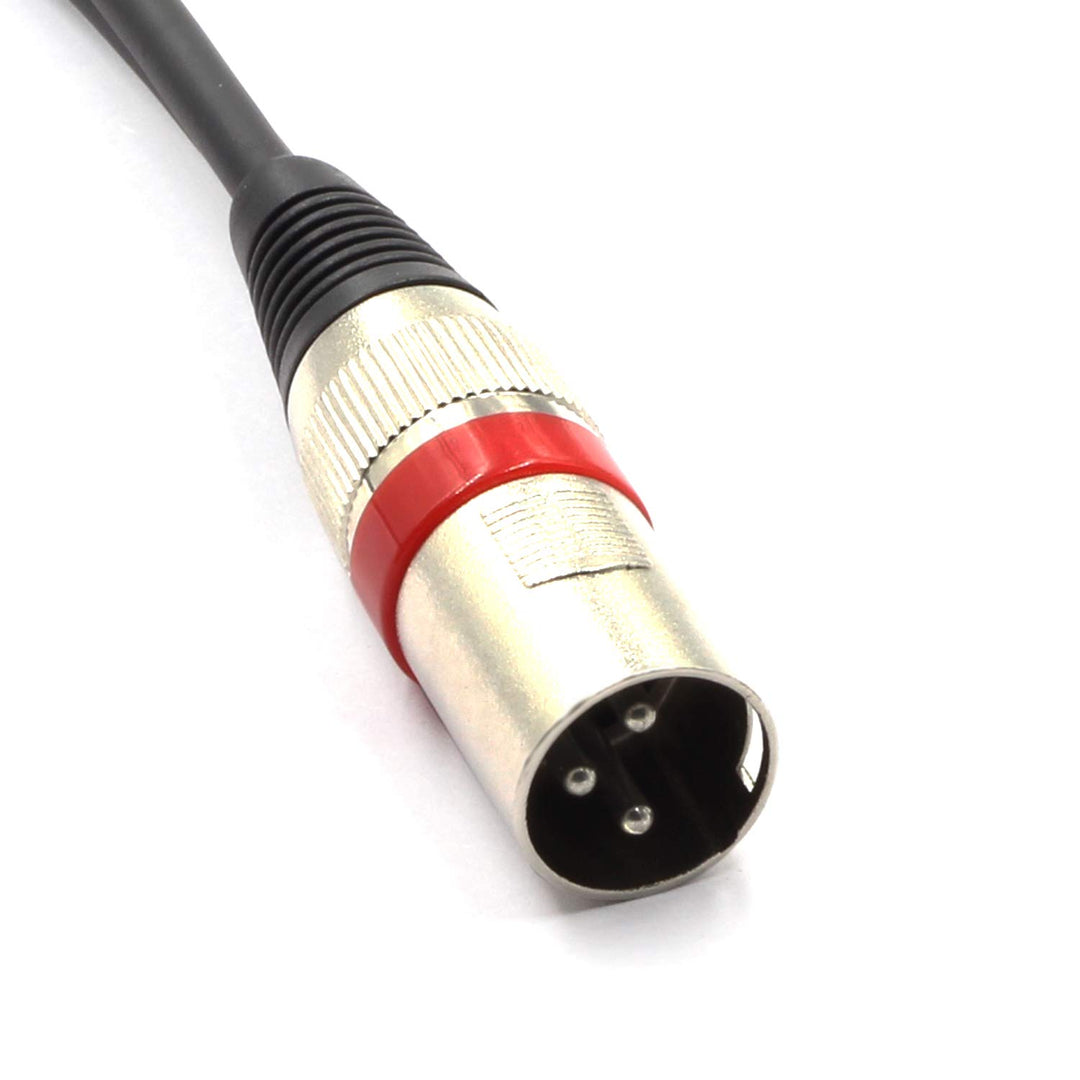 SiYear Y-Splitter-Kabel, XLR-Stecker auf 2 x Cinch-Stecker, 3 m, 1 x XLR-Stecker auf 2 x Cinch-Steck