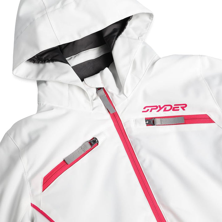 Spyder Mädchen Camille Jacket Skijacke 140 Weiss, 140 Weiß