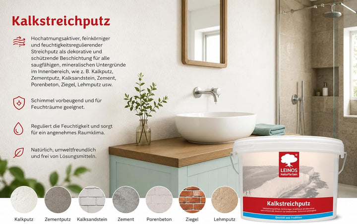 Leinos 667 Kalkstreichputz 10,00 l