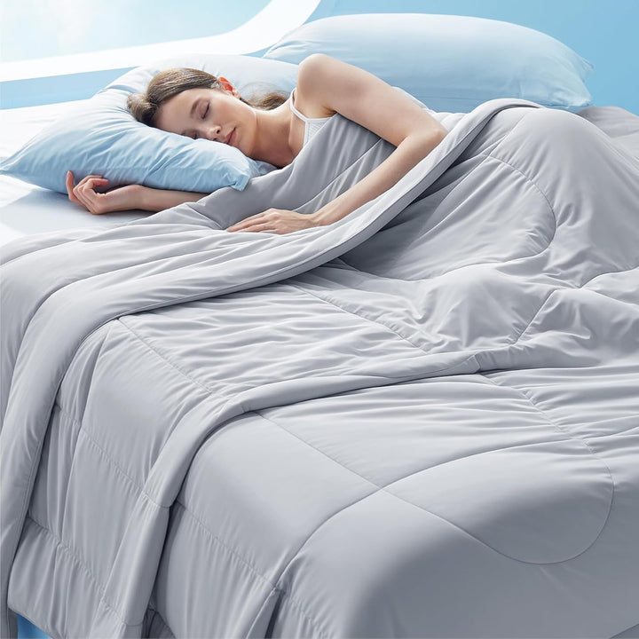 BEDSURE Kühldecke 200x200 Kühlende Bettdecke - Cooling Blanket Q-Max >0,4 | Arc-Chill Kühlende Decke