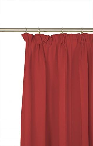 Wirth Fertigschal Felsted mit Kräuselband, Polyester, Rot, 180 x 132 cm Rot 180 x 132 cm, Rot 180 x
