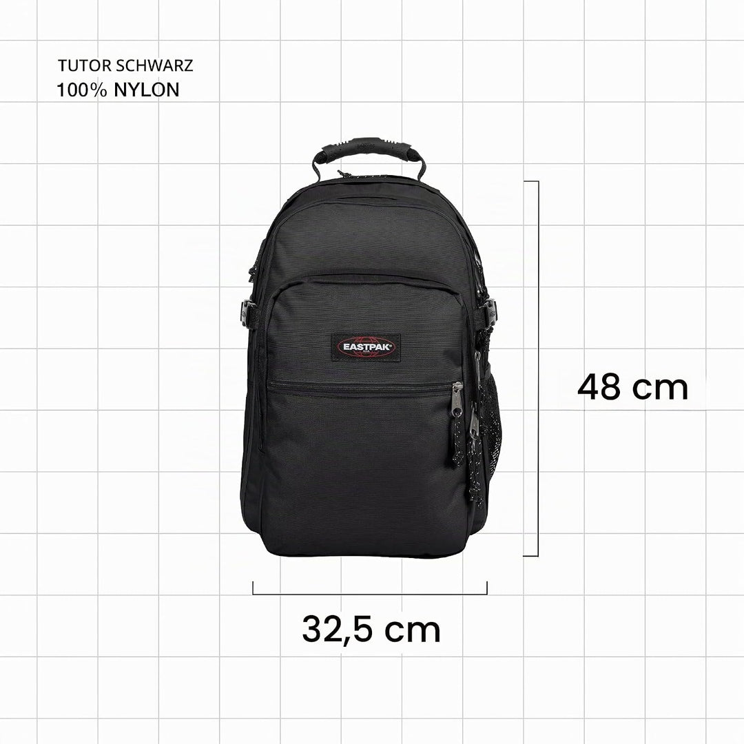 EASTPAK Tutor Rucksack, Schwarz (Schwarz) &amp; Cory Rucksack Regenschutz, Schwarz (Black)