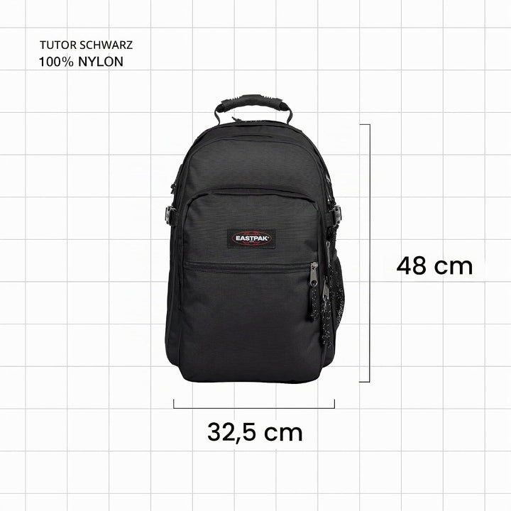 EASTPAK Tutor Rucksack, Schwarz (Schwarz) &amp; Cory Rucksack Regenschutz, Schwarz (Black)