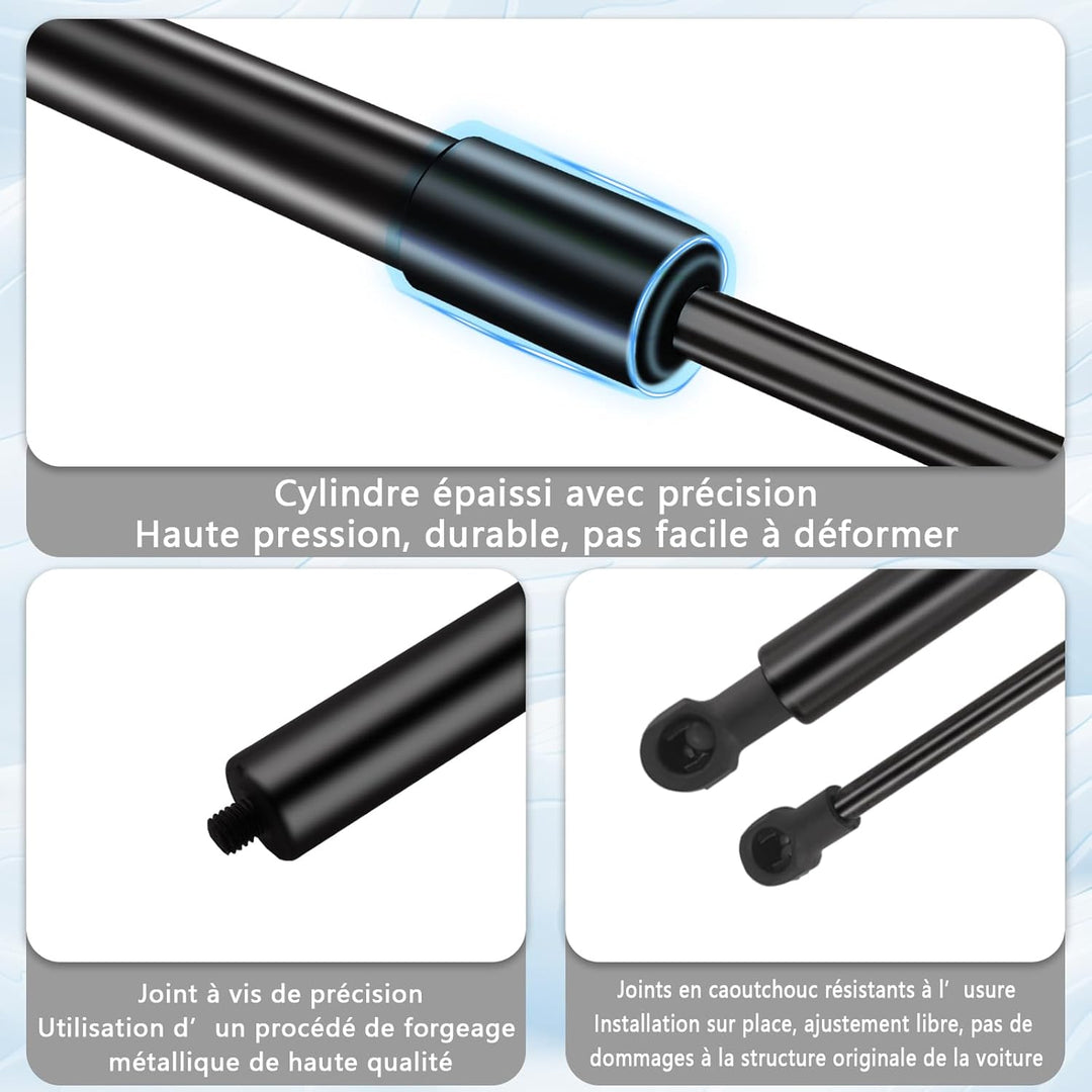 Koaudb 2x Heckklappendämpfer für Clio 4 2012-2020 Gasdruckdämpfer Gasfeder Heckklappe Kofferraum Däm