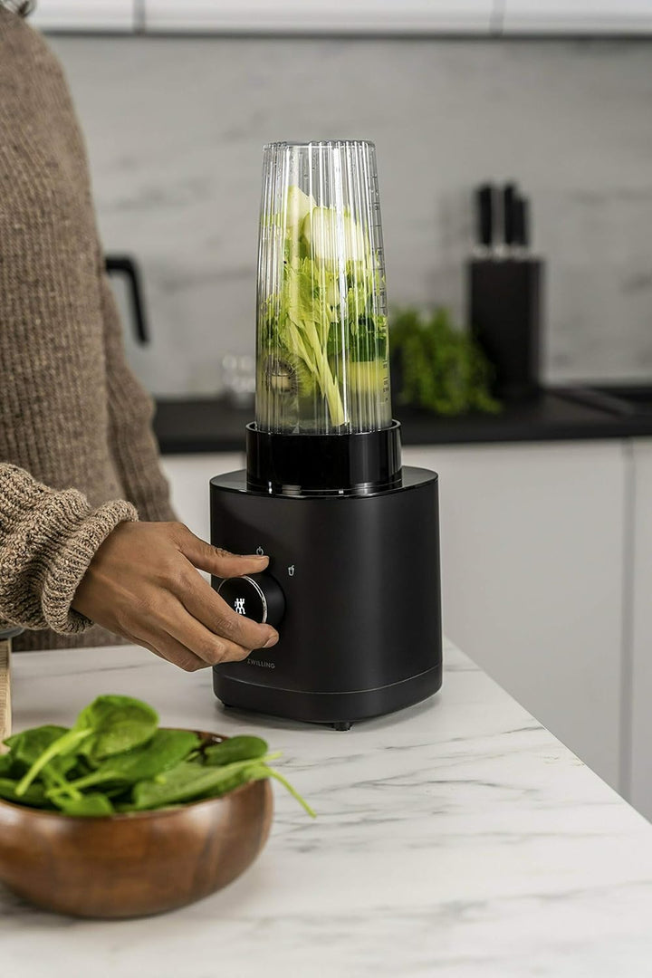 ZWILLING ENFINIGY Standmixer und Smoothie Maker, Mixer mit Edelstahl-Kreuzklinge & 600-Watt-Hochleis