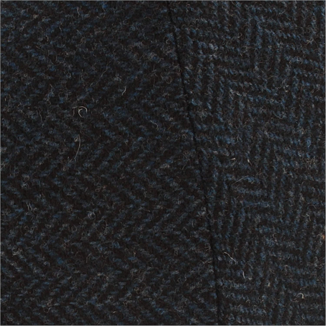 Breiter Herren Winter Schiebermütze mit Ohrenklappen Flatcap Schirmmütze 100% Wolle mit ausklappbare