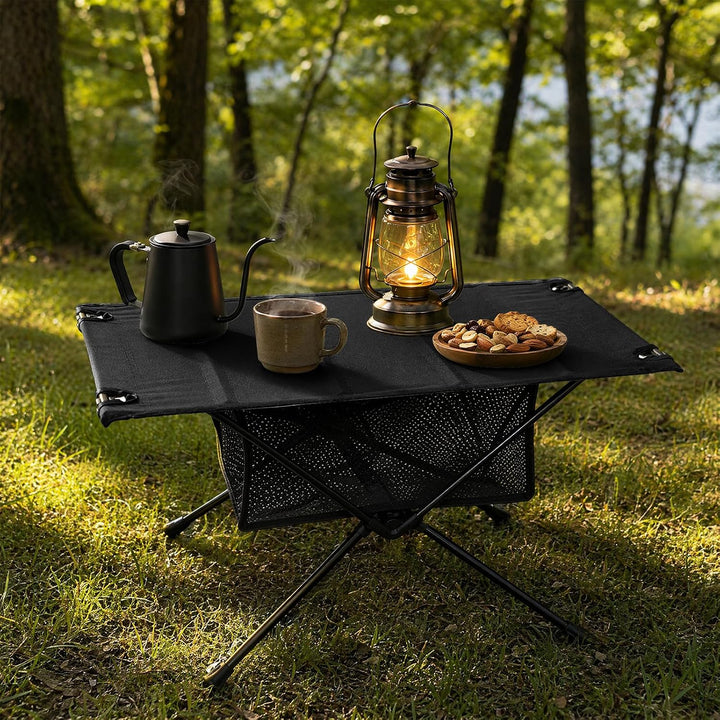 Campingtisch Faltbar - Klapptisch Camping Tisch Höhenverstellbar Ultraleicht Stabil Aluminium Outdoo