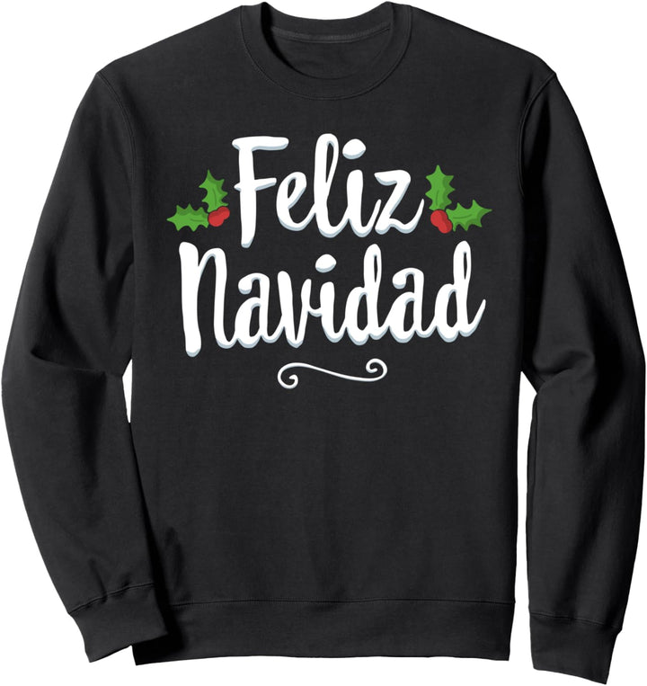 Vintage Feliz Navidad Retro mexikanisches Weihnachten spanisches Weihnachten Sweatshirt