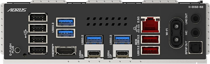 GIGABYTE X870E A Elite WIFI7-Mainboard - Unterstützt AMD Ryzen 9000 CPUs, 16+2+2 Phasen Digital-VRM,