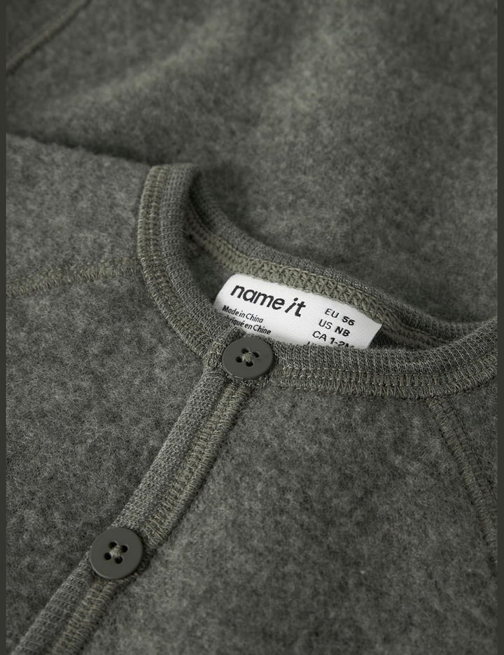 NAME IT Boy Strickjacke Merinowoll 68 Mulled Basil, 68 Mulled Basil