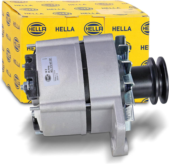 HELLA - Generator/Lichtmaschine - 14V - 65A - für u.a. Audi 80 (8C2, B4) - 8EL 012 427-381